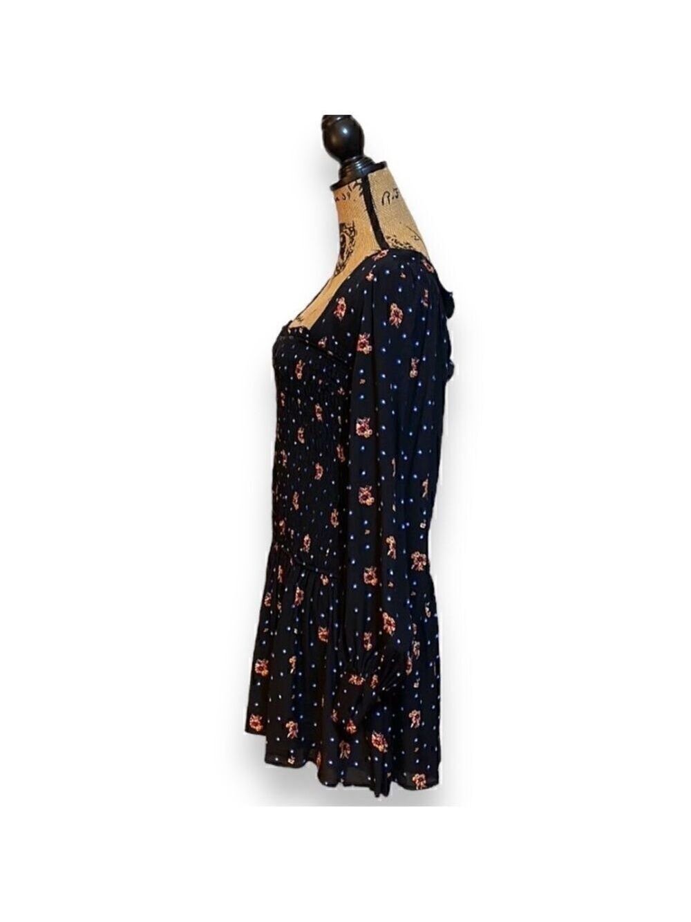 Free People Two Faces Print Mini Dress, Women’s Size XS, Ribbed, Lined - Picture 6 of 11